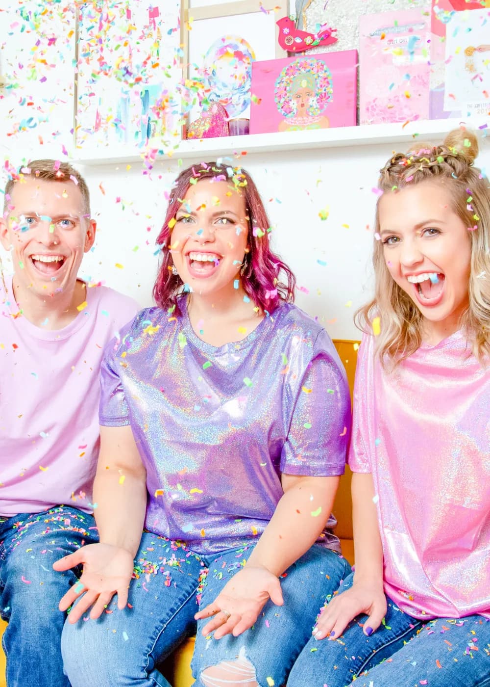 Cliff, Jessica, and Alexis of The Confetti Bar